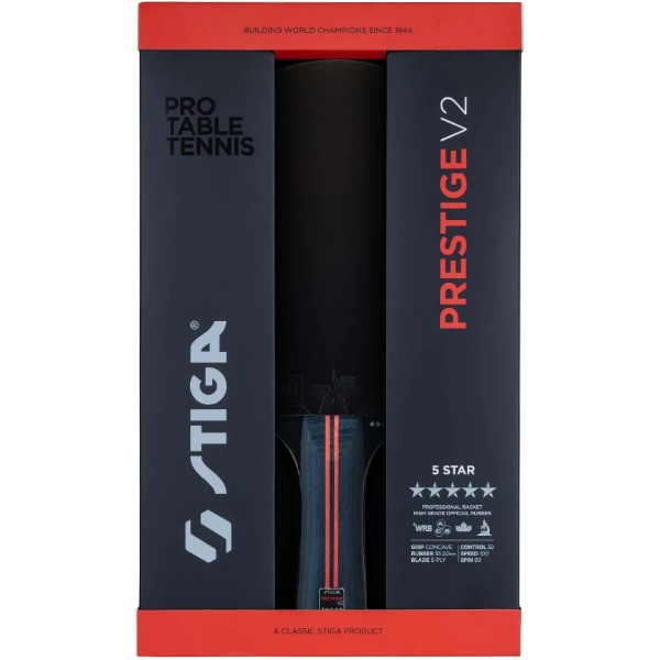 Фото - Ракетка для настольного тенниса Stiga Prestige V2 5-Star FL (1215-1305-35)